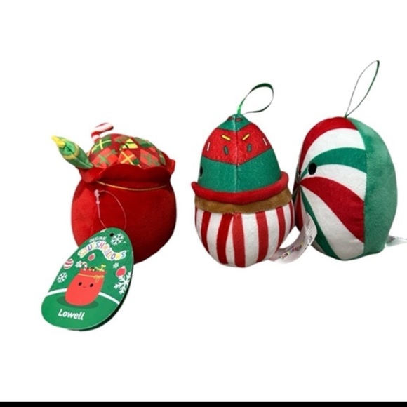 Squishmallows Christmas Plush Toy Set - Red, Green, Small - Picture 2 of 8